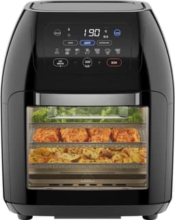 RVV® Airfryer xl - Airfryer xxl - Heteluchtfriteuse -10 Liter - XL familiemaat - Zwart- 31cm x 31cm x 38cm ‎ — thumbnail 1