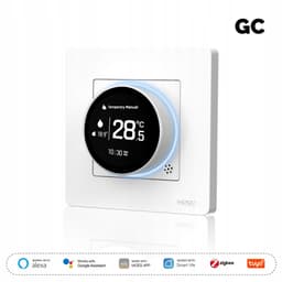 Slimme Thermostaatkranen Zigbee 5A voor CV-ketels - Wit — thumbnail 1