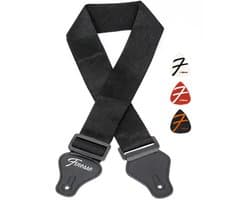 Finesse Gitaarband - Verstelbaar - Katoen - Akoestische & Elektrische Gitaar - Gitaarriem - Gitaar Strap - Guitar Strap