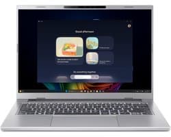 Acer Aspire 14 AI A14-61M-R329 AMD Ryzen AI 5 330 Laptop 35,6 cm (14") WUXGA 16 GB LPDDR5x-SDRAM 1 TB SSD Wi-Fi 6E (802.11ax) Windows 11 Home US International Zilver