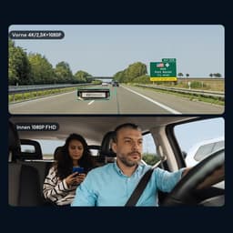 D30S Dashcam - Ultra 4K resolutie - 170 graden kijkhoek - Wifi - Gps - FullHD resolutie - Night vision - Parkeerbeveiliging - 1,5 inch Ips Lcd - dashcam voor auto - 170 + 150 graden kijkhoek - G Sensor - Loop opname - Full HD achter camera - 2 stuks — thumbnail 3