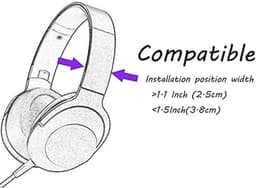 Decoratieve Roze Kattenoren voor Hoofdtelefoons - Verstelbare Accessoire voor Gaming Headsets — thumbnail 3