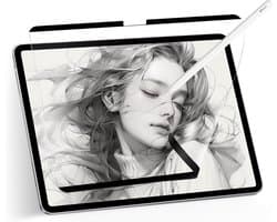 Magnetische Paperfeel Schermbeschermer voor iPad Air 11 Inch - Verwijderbaar Tekenfilm