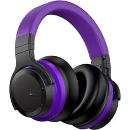 Draadloze Over-Ear Koptelefoon – Actieve Ruisonderdrukking – Diepe Bas – 30 Uur Speeltijd – Paars/Zwart — thumbnail 1