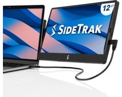 Draagbare Dubbele Monitor voor Laptop 12.5" FHD IPS met Zwenkfunctie - USB-C & Mini HDMI