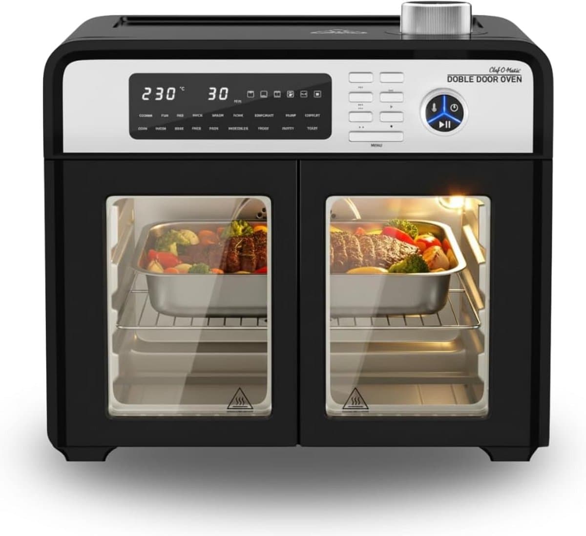 Multifunctionele Heteluchtoven en Frituur met Draaispies en LCD-Scherm — afbeelding 1