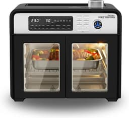 Multifunctionele Heteluchtoven en Frituur met Draaispies en LCD-Scherm — thumbnail 1