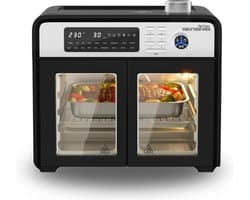 Multifunctionele Heteluchtoven en Frituur met Draaispies en LCD-Scherm