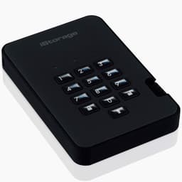 Beveiligde Draagbare Externe Harde Schijf 2TB met PIN-Toegang en Hardware-Encryptie — thumbnail 2