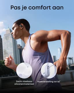 soundcore AeroFit 2 Pro by Anker - Eerste hoofdtelefoon met 2 draagmodi - 2-in-1 open ear hoofdtelefoon & semi-open - Ear ruisonderdrukking - Bluetooth 6.1 - Hi-Res - LDAC - Spatial audio — thumbnail 4