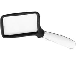 Grote Rechthoekige Handvergrootglas met Helder Licht en 2x Vergroting voor Lezen