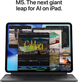 Apple iPad Pro 5G Apple M LTE-TDD & LTE-FDD 2 TB 27,9 cm (11") 16 GB Wi-Fi 7 (802.11be) iPadOS 26 Zwart — thumbnail 5