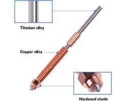 Set van Precisie 3D Printer Nozzles voor Creality K2 Plus - Diverse Maten