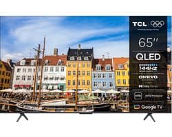 "TCL 65QLED810K tv 165,1 cm (65"") 4K Ultra HD Smart TV Zwart 350 cd/m_ - Smart TV"