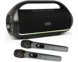 Draagbare Bluetooth Speaker IPX7 Waterdicht met Ingebouwde LED Verlichting en Diverse Afspeelmogelijkheden