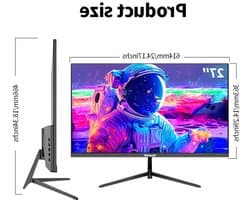 Gaming Monitor – Gaming Scherm – Multimedia Monitor – Professioneel Display – 27 Inch 4K IPS Scherm – FreeSync & Oogbescherming – Frameloos Design