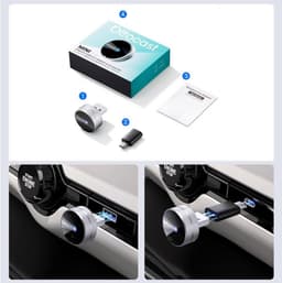 Ottocast Mini Slim Tube CP88-T4 Draadloze Apple CarPlay & Android Auto Adapter USB - Nieuw op de markt — thumbnail 5