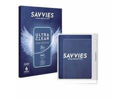 Savvies - Screenprotector voor Boox Go Color 7 White Edition - Folie Beschermfolie transparant 6 Stuks