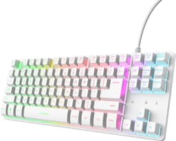 Trust GXT 833W Thado - Gaming Keyboard - TKL (tenkeyless) - Verlichting - PC/PS5 - Qwerty - Wit — thumbnail 11
