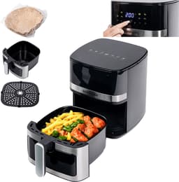 BERGMANN YA Air Fryer - 5L Capaciteit - 1400W - 8 Programma's - Kijkvenster — thumbnail 7