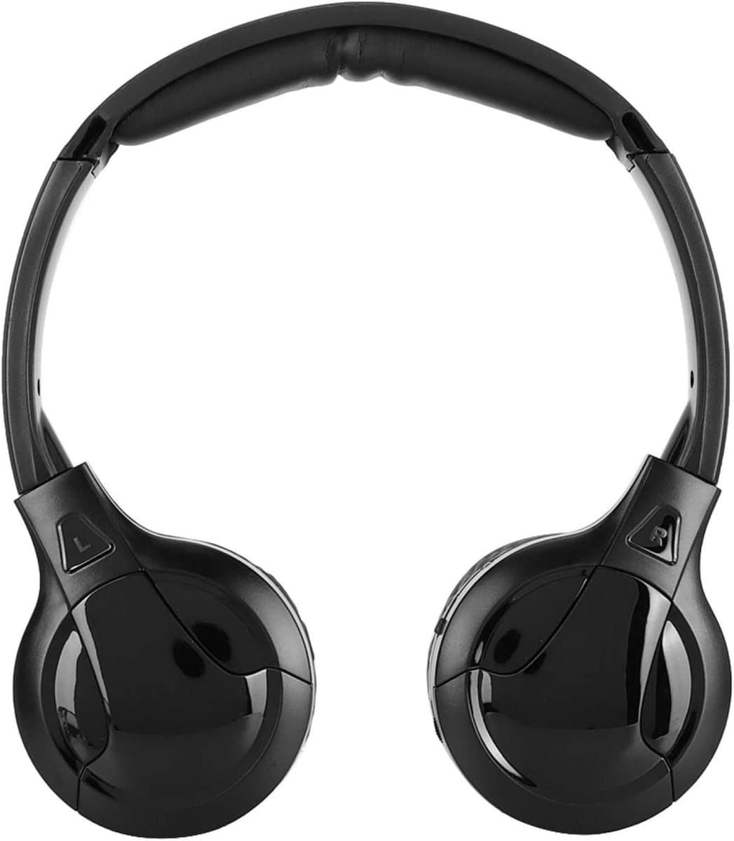 Draadloze Infrared Stereo Audio 2 Channel Hoofdtelefoon - Yctze Car Earphone voor Hoofdsteun DVD — afbeelding 1