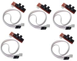 5 Stuks Optische Eindschakelaars voor 3D-Printer Mechanische Eindstops met Kabel