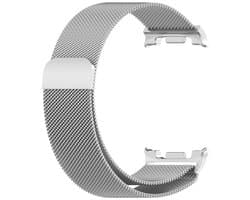 Metalen magnetische horlogeband voor Galaxy Watch 8 Classic 2, smartwatch-accessoire, zilver, set van 2