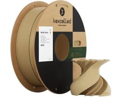 Mat PLA Filament 1.75mm Beige 1kg Spoel - Glansvrij en Matte textuur voor FDM Printers