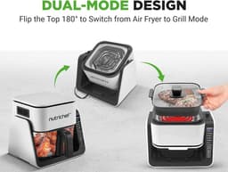 Heteluchtfriteuse en Grill Combo met Transparante Kom - 7 Programma's — thumbnail 7