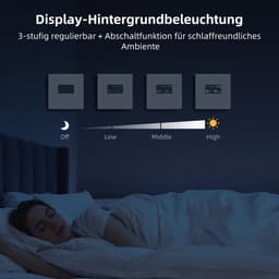 Slimme Thermostaat - Programmeerbaar - Vloerverwarming Regelen - App & Spraakbesturing - 55 x 55 mm - Wit — thumbnail 5