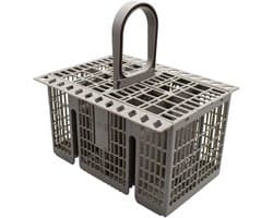 Bestekmand Vaatwasser - bestekmandje vaatwasser universeel - Multifunctionele opbergmand - PP-materiaal - grijs