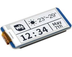 E-Paper Display Module - Elektronisch Papier - Projecten Maken - Zwart Wit Beeld - 2.15 Inch - Zwart Wit