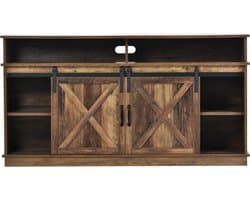 TV Meubel - Dressoir Entertainment - Woonkamer Inrichting - Verstelbare Planken - 148 x 40 x 78 cm - Rustiek Bruin
