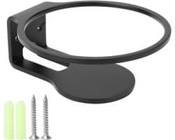 Wandsteun voor Slimme Luidspreker, Ruimtebesparende Houder met Eenvoudige Installatie voor Keuken en Badkamer met Stabiele Bevestiging (Zwart)