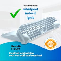 Fixem Geschikt voor Whirlpool 481248058322 Pluiszeef Droger Filter - Vervangingsfilter voor Whirlpool, Indesit, Privileg en Bauknecht Wasdrogers - Fijnfilter, Zeeffilter, Pluisfilter - Efficiënte Luchtstroom & Verbeterde Prestaties — thumbnail 7