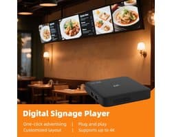 Digitale Signage Player - Reclame Display - Tv Omzetten - Cloud CMS Systeem - 8GB Opslag
