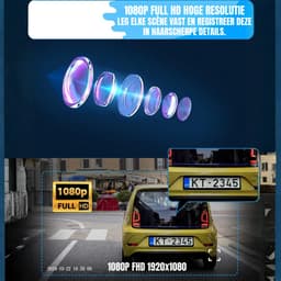 SVN® Dashcam voor Auto Voor en Achter - Dashcam - Zwart/Grijs- ‎13cm x 6cm x 13cm; 249 g — thumbnail 2