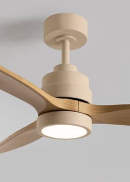 CREATE - Stille plafondventilator van 40 W met technische ABS-bladen, verkrijgbaar in verschillende maten - M - Met licht - Controller voor wandmontage - WIND STYLANCE — thumbnail 5