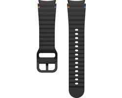 Scoby - Smartwatch bandje - Siliconen band - Horlogeband - Watch Strap - Geschikt voor Samsung Galaxy Watch 7 - 40 & 44mm - Zwart