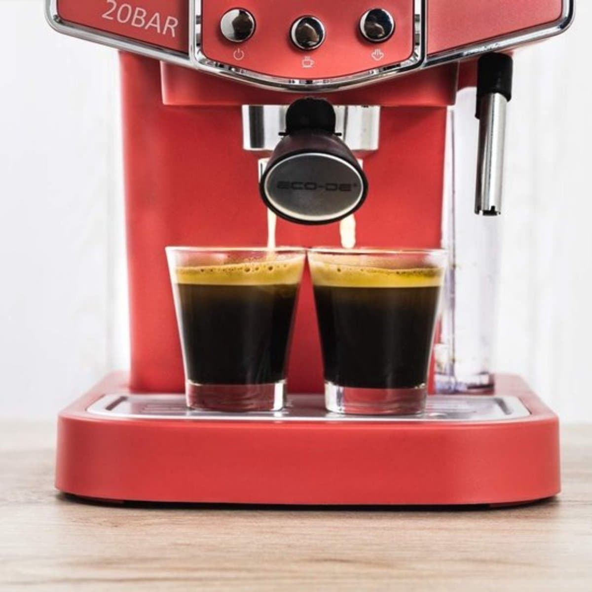 Thuys - Espressomachine - Koffiezetapparaat - Koffiemachines - Rood — afbeelding 1