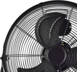 RONN® Vloerventilator – Tafelventilator Met 3 Snelheden – Vloer Ventilator Met Anti-slip – Zwart - 51cm x 20cm x 50cm — thumbnail 2