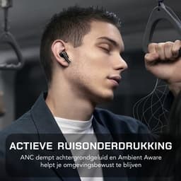 Tech Essentials FlexBeat - Draadloze Oordopjes met Active Noise Cancelling - Bluetooth 5.4 - In Ear Sport Oortjes voor Hardlopen - Microfoon - Earbuds met Oplaadcase - Zwart — thumbnail 4