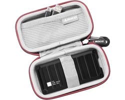 Draagbare Opbergtas - Beschermhoes - Externe SSD - Hoge Kwaliteit Bescherming - 13.4 x 8.5 cm - groen