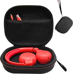 Harde EVA-hoes voor JBL Tune 510BT/520BT/500 en JBL Tune 760NC/500BT/600BTNC draadloze opvouwbare on-ear Bluetooth-hoofdtelefoon (zwart) — thumbnail 1
