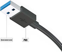 4-poorts USB Hub - Extra poorten - Apparaten aansluiten - Snelle dataoverdracht - Compact ontwerp — thumbnail 4
