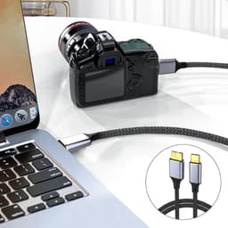 USB C naar Micro B kabel - Data overdracht kabel - Externe schijf aansluiten - 10 Gbps snelheid — thumbnail 4