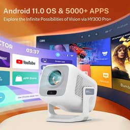 Norvia - 4K Mini beamer - 1080P projector - Draagbare bioscoop - Smartphone - Bluetooth - IOS - Android - 130 Inch - WiFi 6 — thumbnail 5