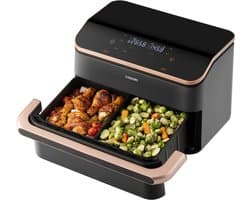 Cosori Dual Blaze Twinfry – Dubbele Airfryer XXL – 10L – Dual Zone of MegaZone – 6 Programma’s