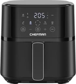 Airfryer - Heteluchtfriteuse - Gezond Koken - Snelle Bereiding - 3.8 Liter - Zwart — thumbnail 1