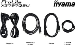iyama ProLite X2797QSU-B1 - 27 inch - QHD - IPS - USB-Hub (4x) — thumbnail 3